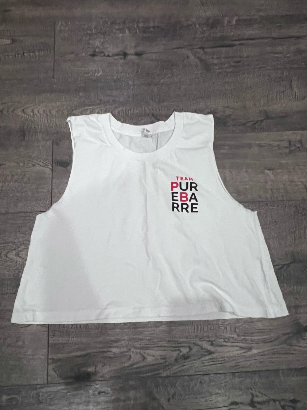 Pure Barre White Tank Top